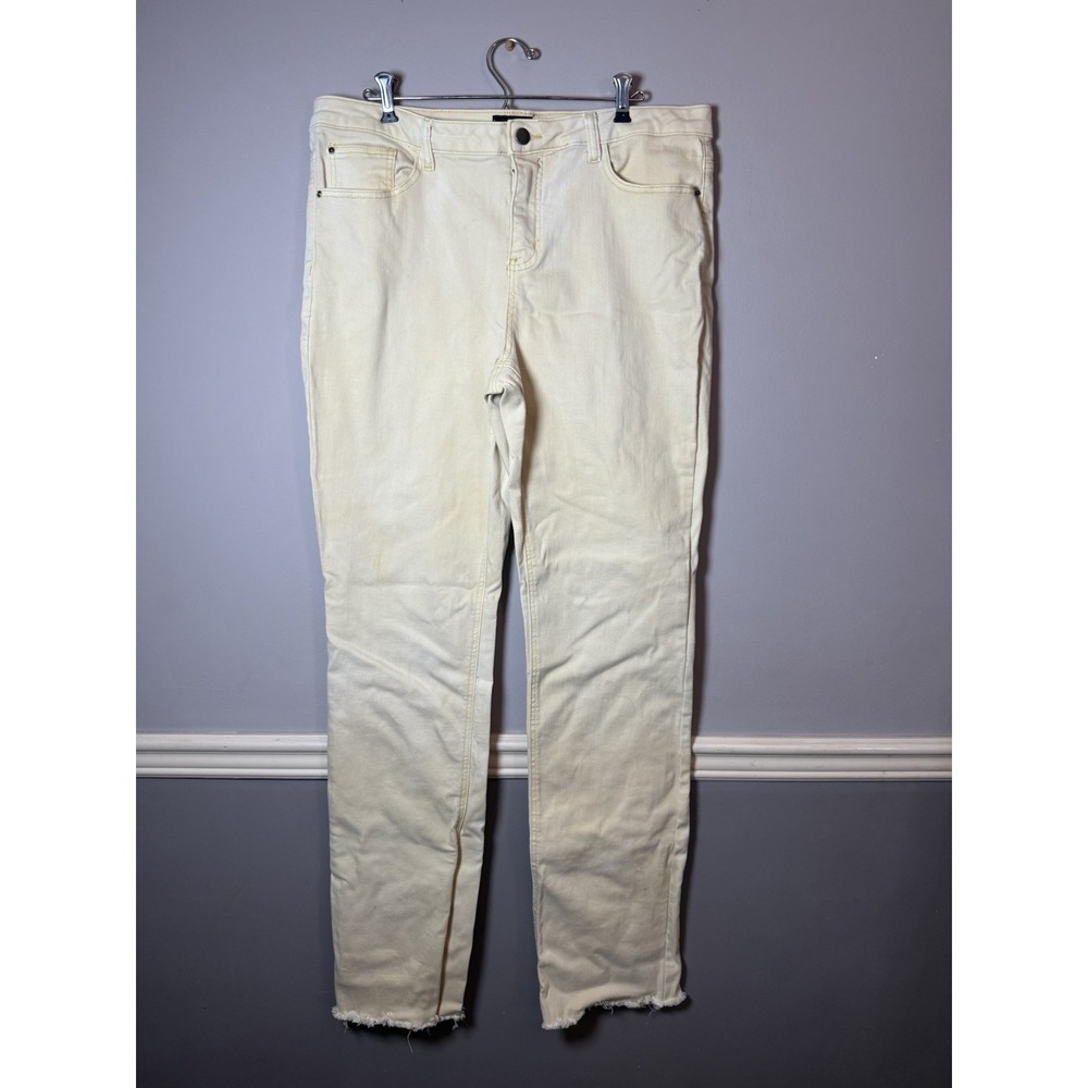 Long‎ Tall Sally Women's Its Denim Straight Bootcut Jeans light yellow 14